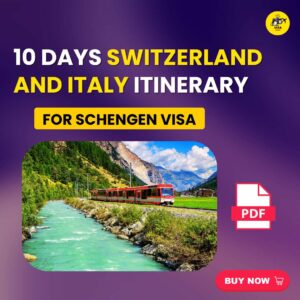 10 DAYS SWITZERLAND AND ITALY ITINERARY PHOTO